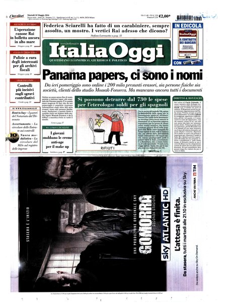 Italia oggi : quotidiano di economia finanza e politica